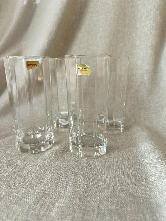 Oktagonformade glas (4st)