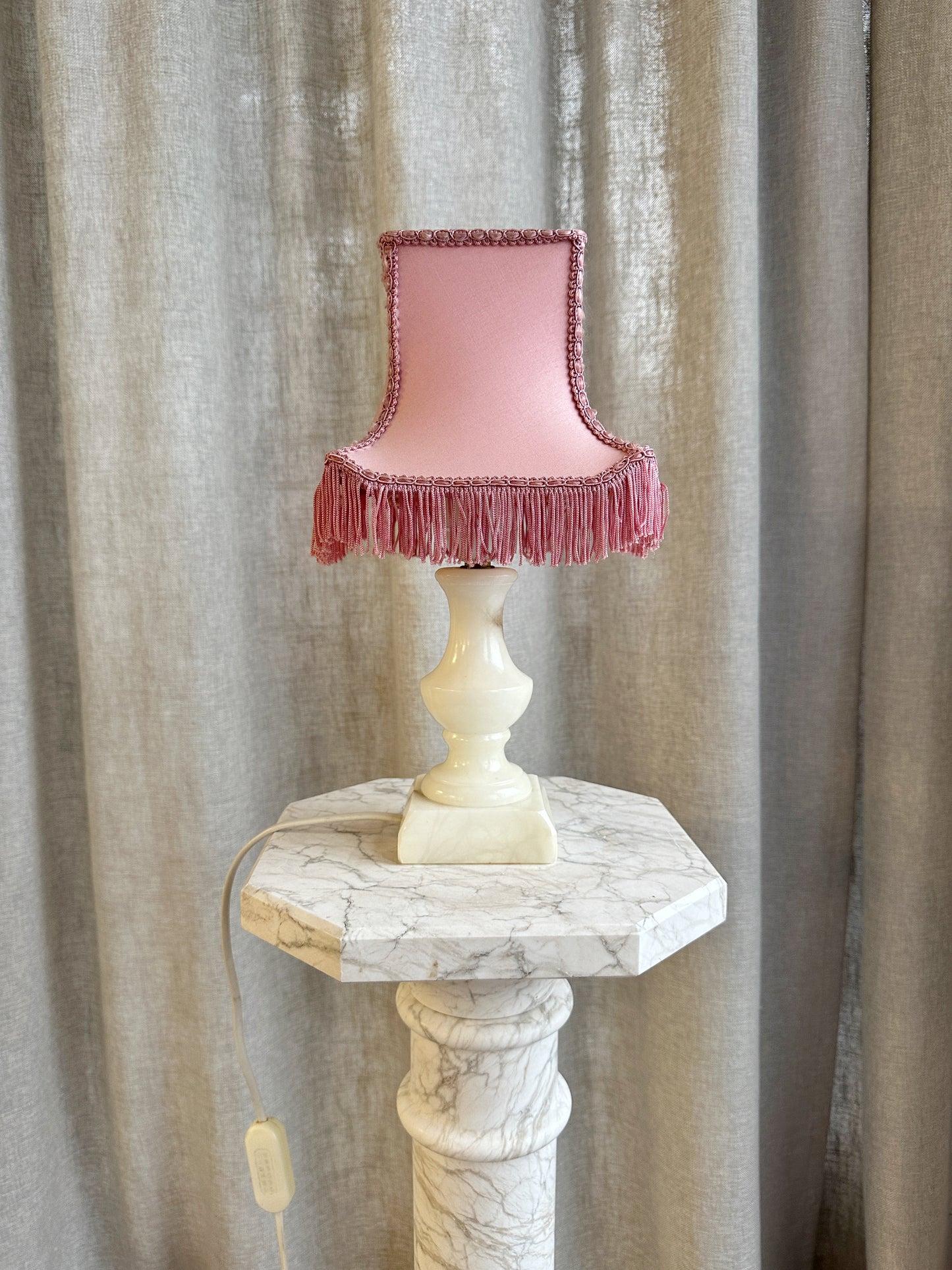 Vintage lampa i marmor