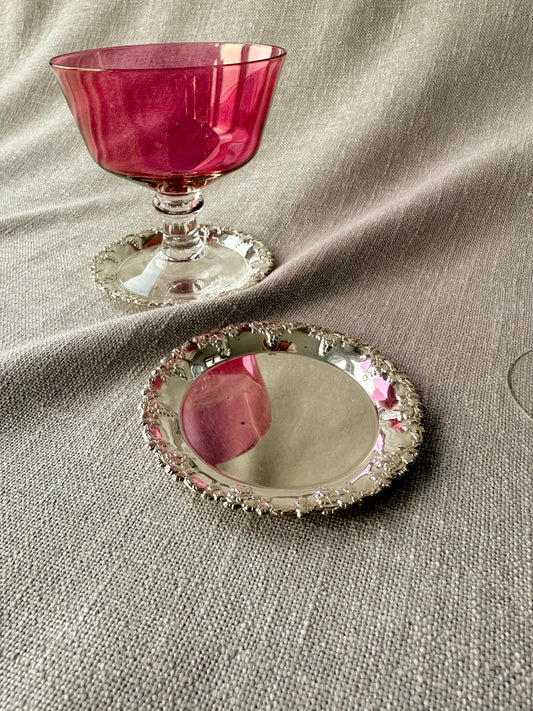 Coasters i nysilver (6st)