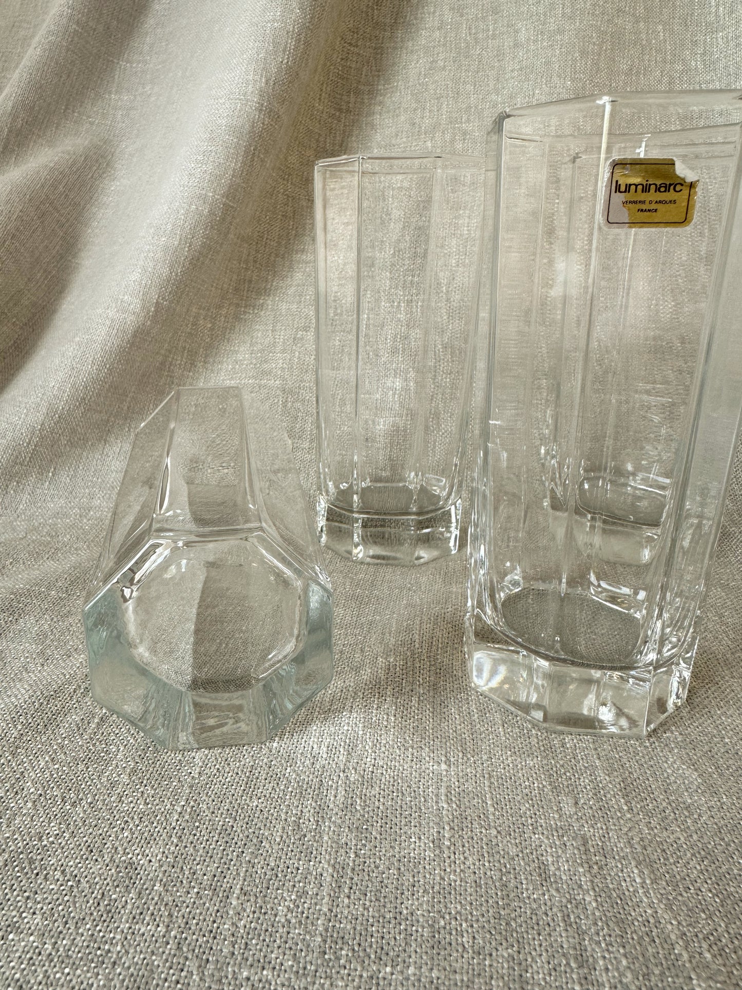 Oktagonformade glas (4st)